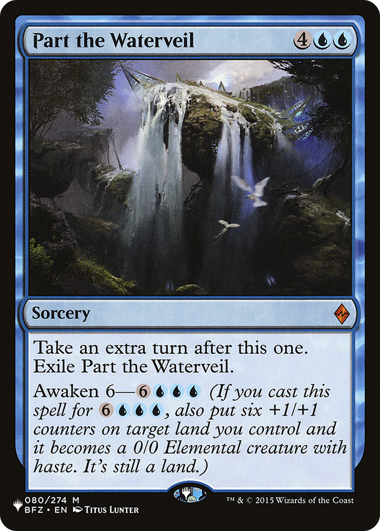 Part the Waterveil [The List Reprints] | Gate City Games LLC