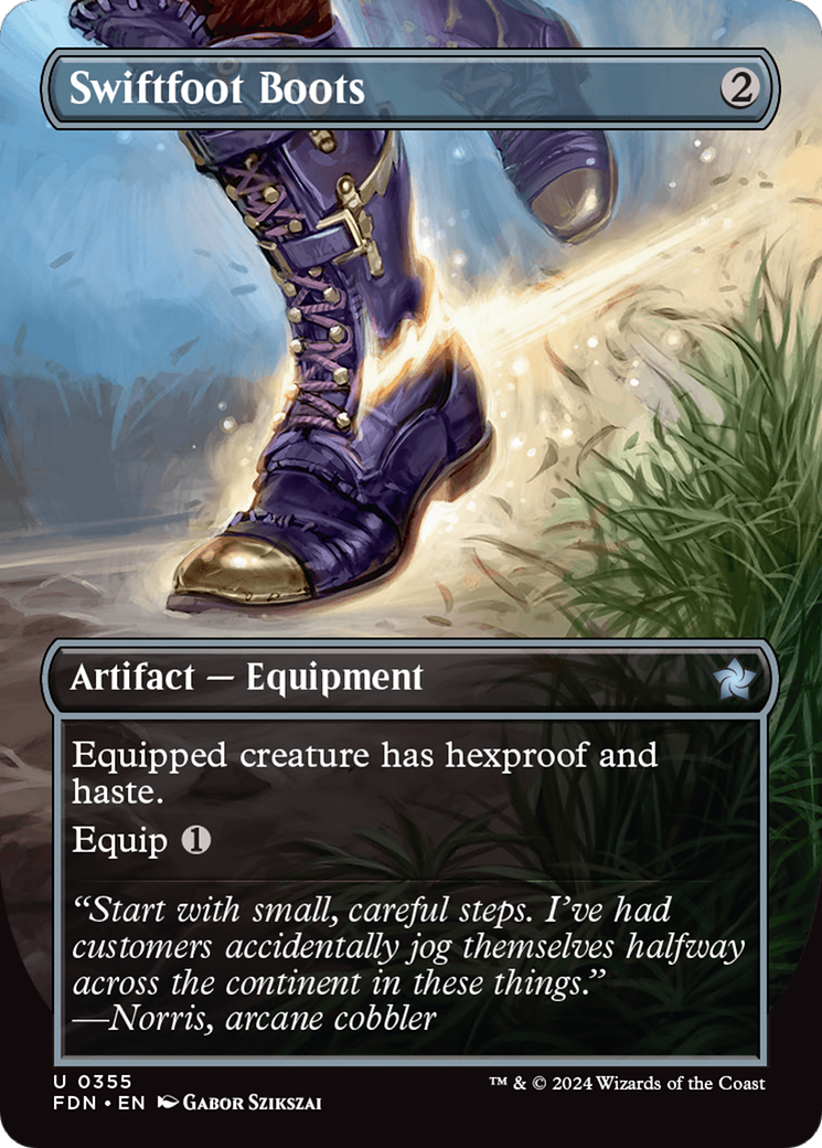 Swiftfoot Boots (Borderless) [Foundations] | Gate City Games LLC