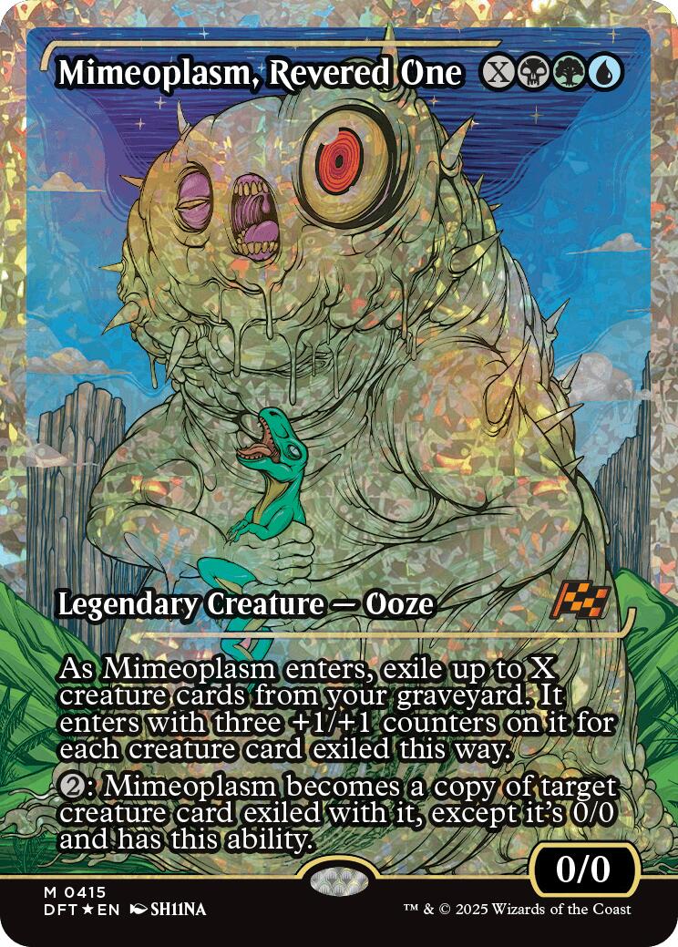 Mimeoplasm, Revered One (Showcase Fracture Foil) (Japanese) [Aetherdrift] | Gate City Games LLC