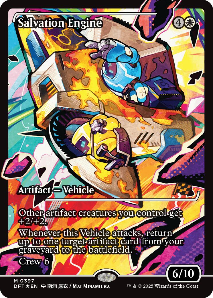 Salvation Engine (Showcase) (Japanese) [Aetherdrift] | Gate City Games LLC