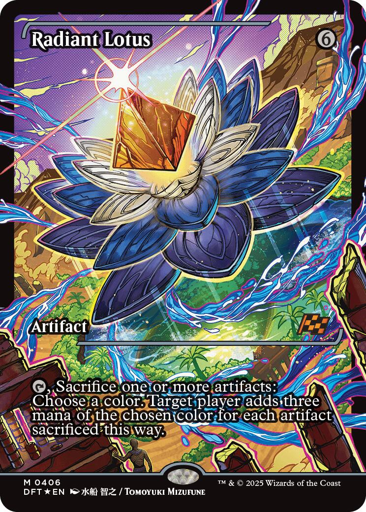 Radiant Lotus (Showcase) (Japanese) [Aetherdrift] | Gate City Games LLC