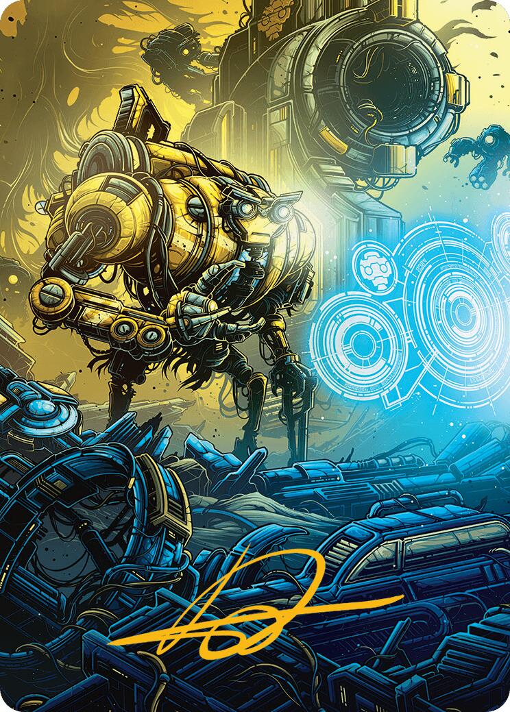 Mendicant Core, Guidelight Art Card (1/54) (Gold-Stamped Signature) [Aetherdrift Art Series] | Gate City Games LLC