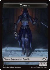 Zombie (0007) // Zombie (0003) Double-Sided Token [Aetherdrift Tokens] | Gate City Games LLC