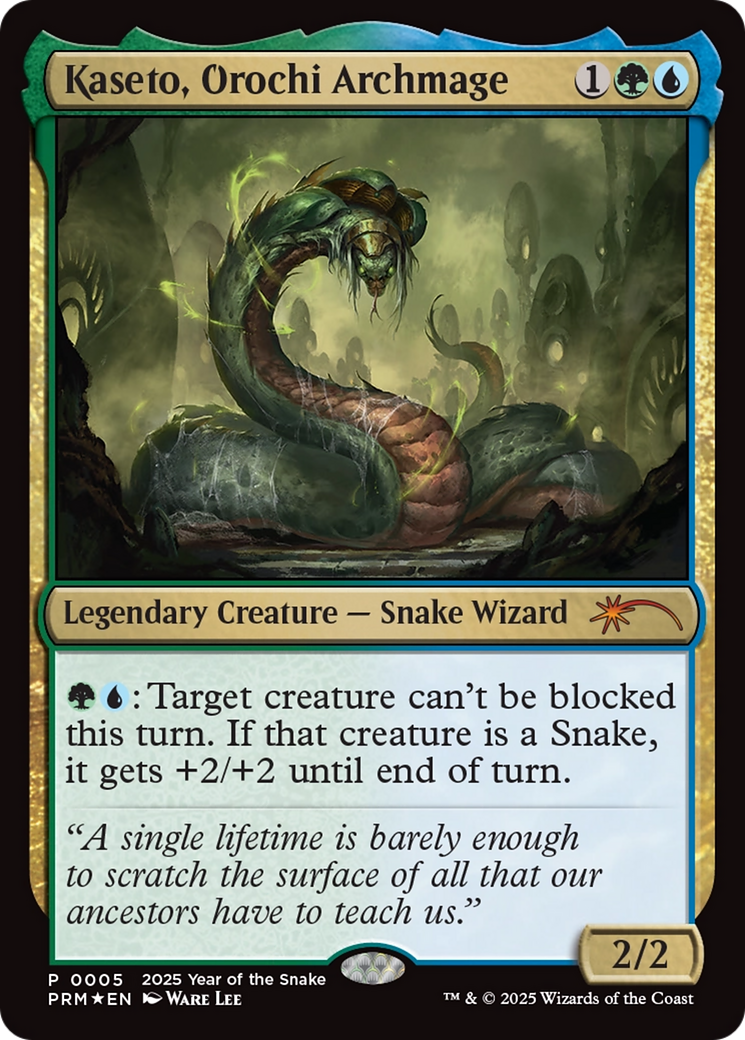 Kaseto, Orochi Archmage (Year of the Snake 2025) [Standard Showdown Promos] | Gate City Games LLC