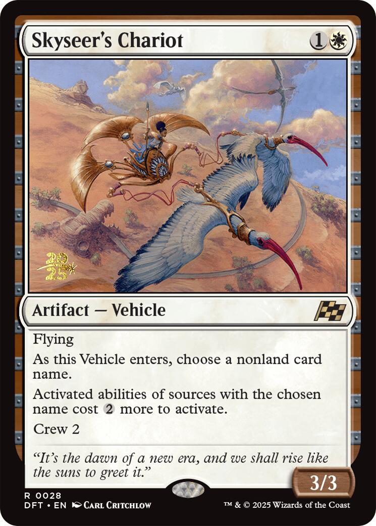 Skyseer's Chariot [Aetherdrift Prerelease Promos] | Gate City Games LLC