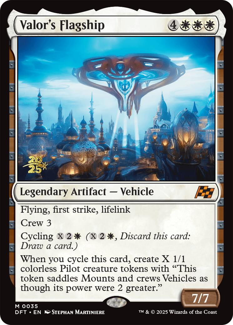 Valor's Flagship [Aetherdrift Prerelease Promos] | Gate City Games LLC