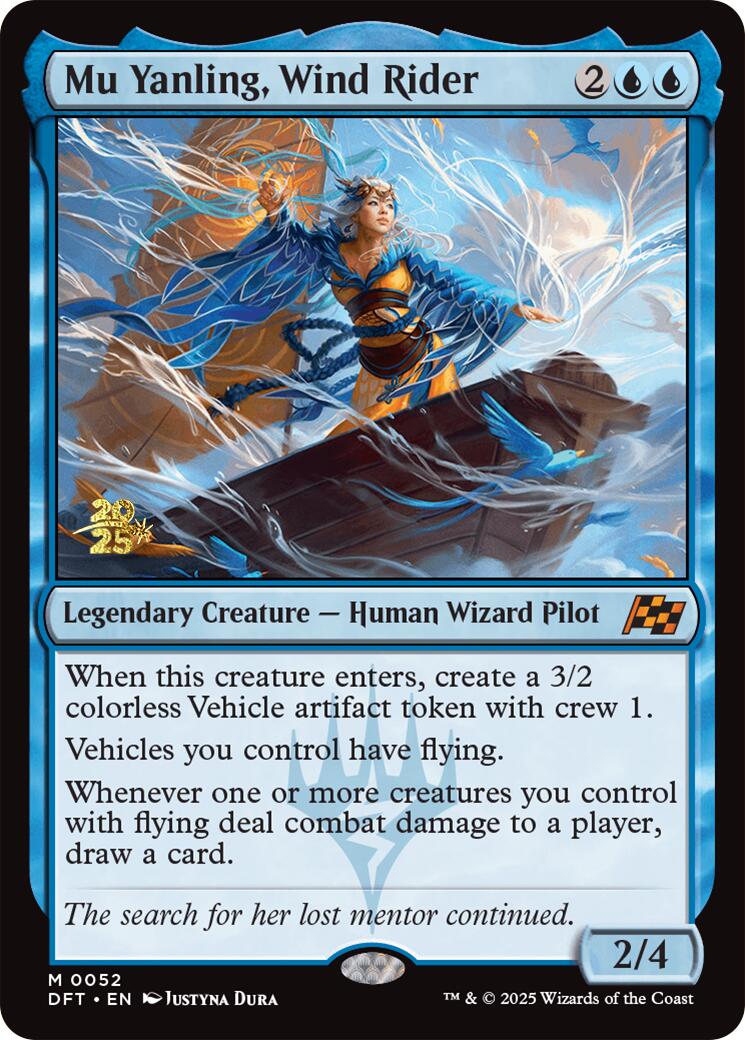 Mu Yanling, Wind Rider [Aetherdrift Prerelease Promos] | Gate City Games LLC