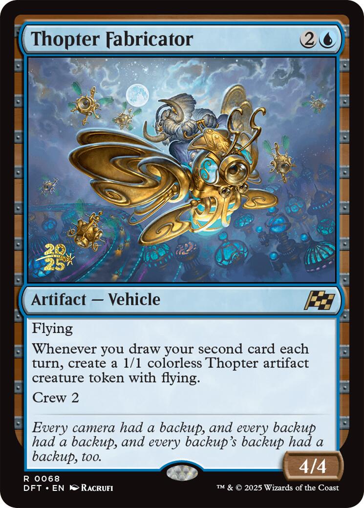 Thopter Fabricator [Aetherdrift Prerelease Promos] | Gate City Games LLC