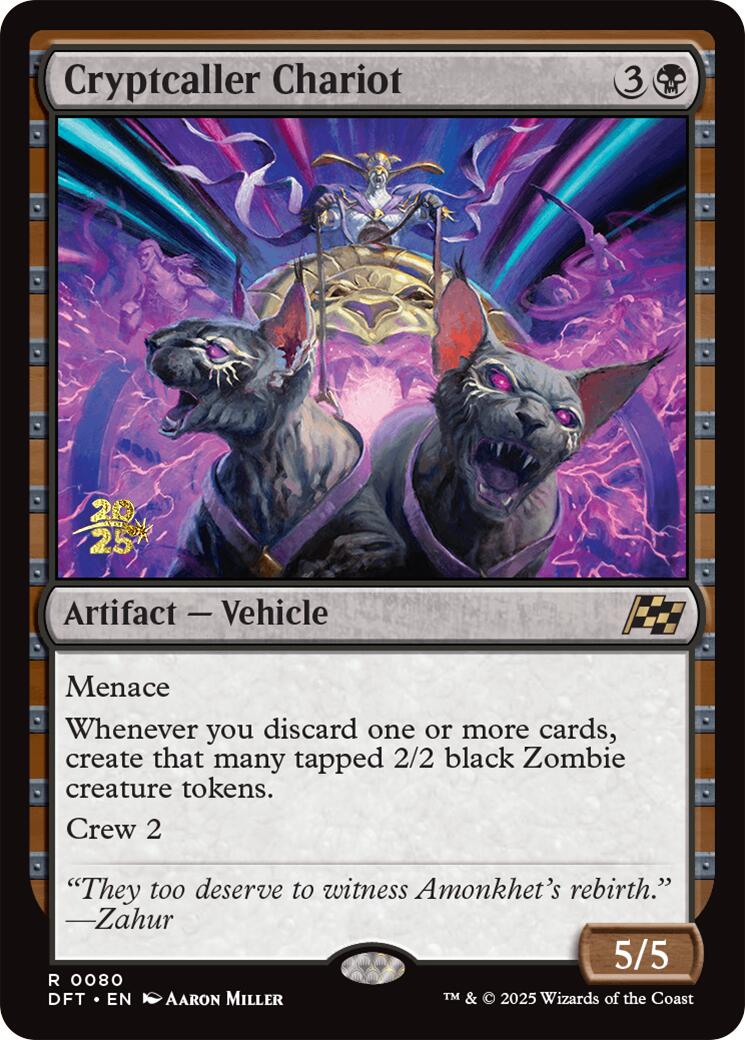 Cryptcaller Chariot [Aetherdrift Prerelease Promos] | Gate City Games LLC