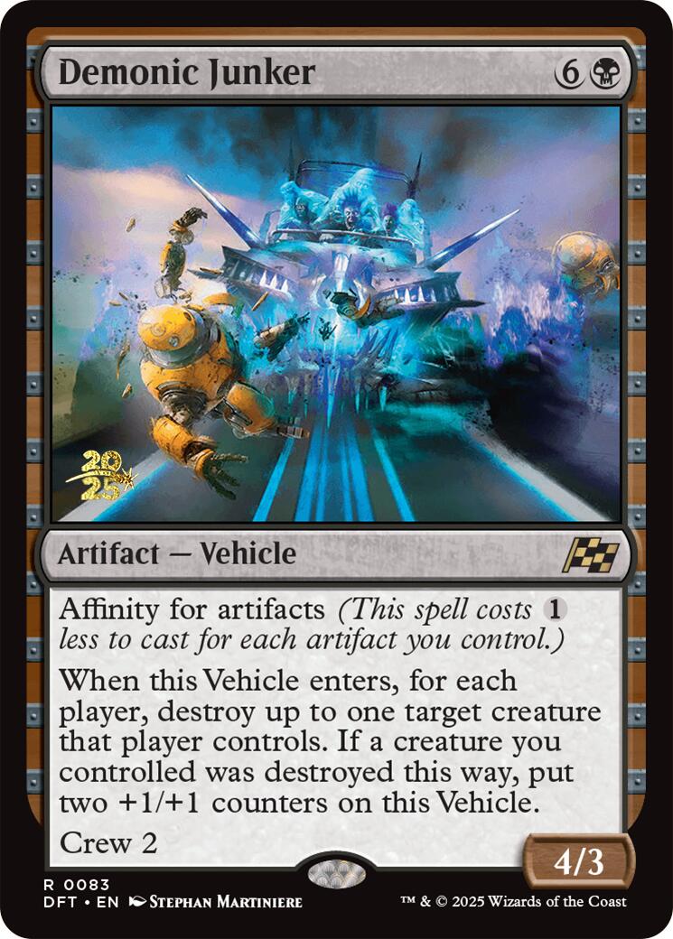 Demonic Junker [Aetherdrift Prerelease Promos] | Gate City Games LLC