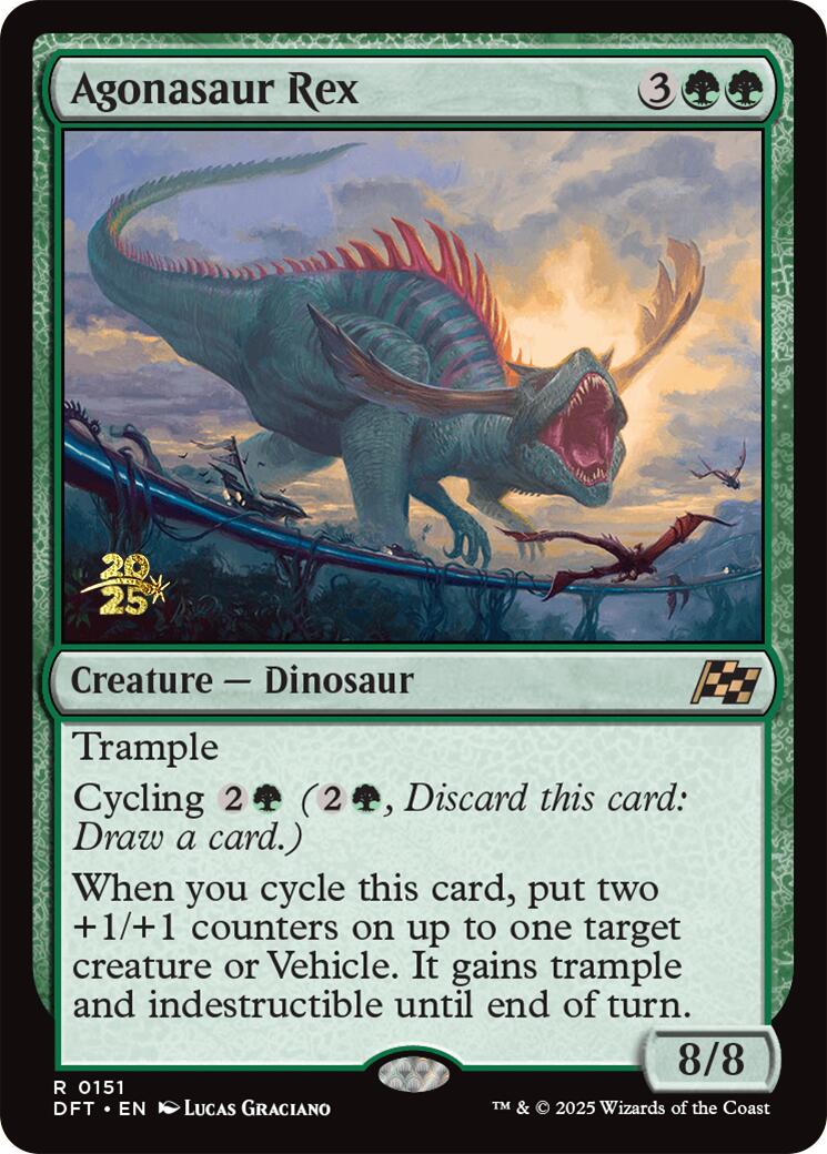 Agonasaur Rex [Aetherdrift Prerelease Promos] | Gate City Games LLC