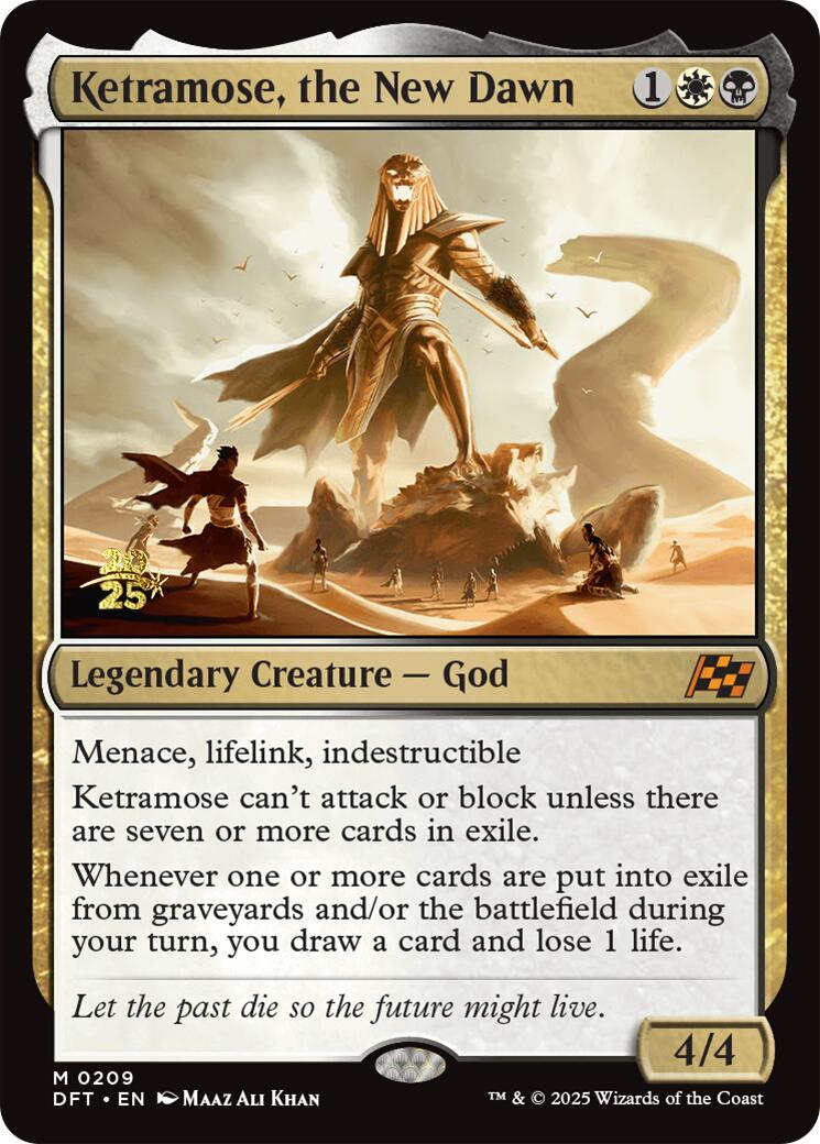 Ketramose, the New Dawn [Aetherdrift Prerelease Promos] | Gate City Games LLC