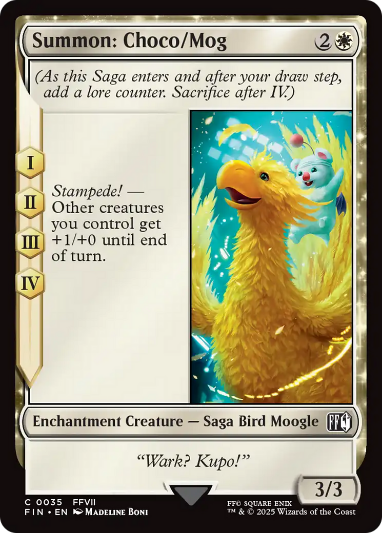 Summon: Choco/Mog [FINAL FANTASY] | Gate City Games LLC