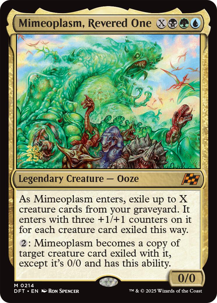 Mimeoplasm, Revered One [Aetherdrift Prerelease Promos] | Gate City Games LLC