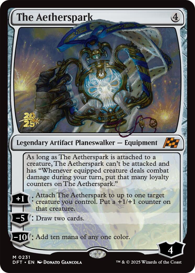 The Aetherspark [Aetherdrift Prerelease Promos] | Gate City Games LLC