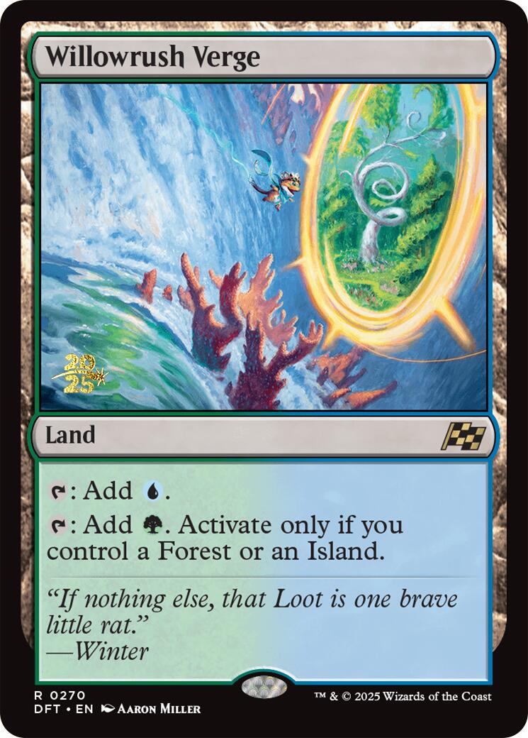 Willowrush Verge [Aetherdrift Prerelease Promos] | Gate City Games LLC