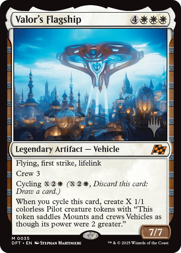 Valor's Flagship [Aetherdrift Promos] | Gate City Games LLC