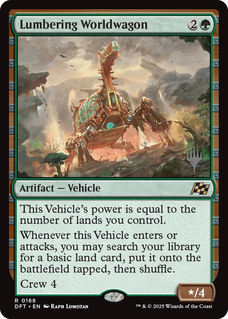 Lumbering Worldwagon [Aetherdrift Promos] | Gate City Games LLC