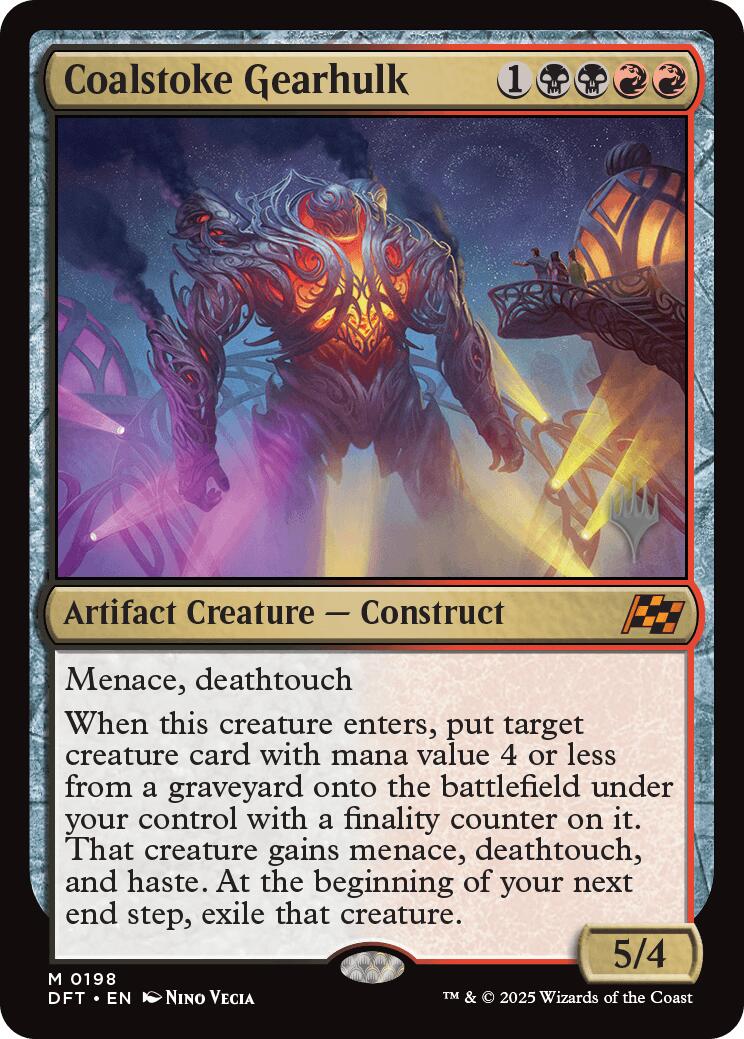 Coalstoke Gearhulk (Promo Pack) [Aetherdrift Promos] | Gate City Games LLC