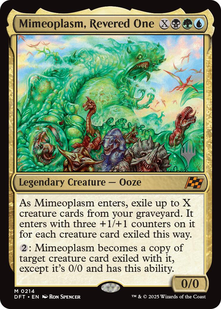 Mimeoplasm, Revered One [Aetherdrift Promos] | Gate City Games LLC