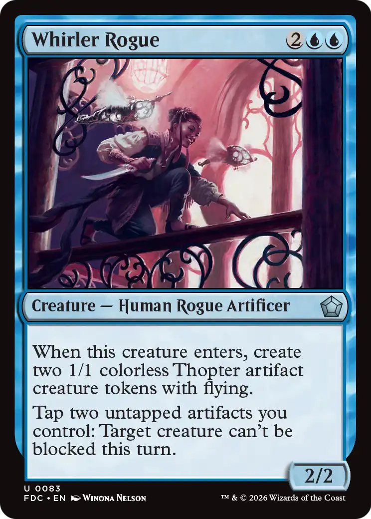 Whirler Rogue [Foundations Commander] | Gate City Games LLC