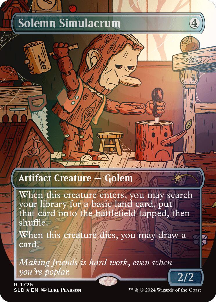 Solemn Simulacrum (1725) (Rainbow Foil) [Secret Lair Drop Series] | Gate City Games LLC