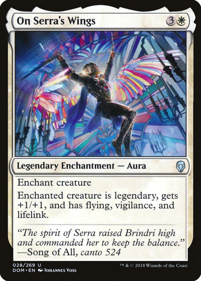 On Serra's Wings [Dominaria] | Gate City Games LLC