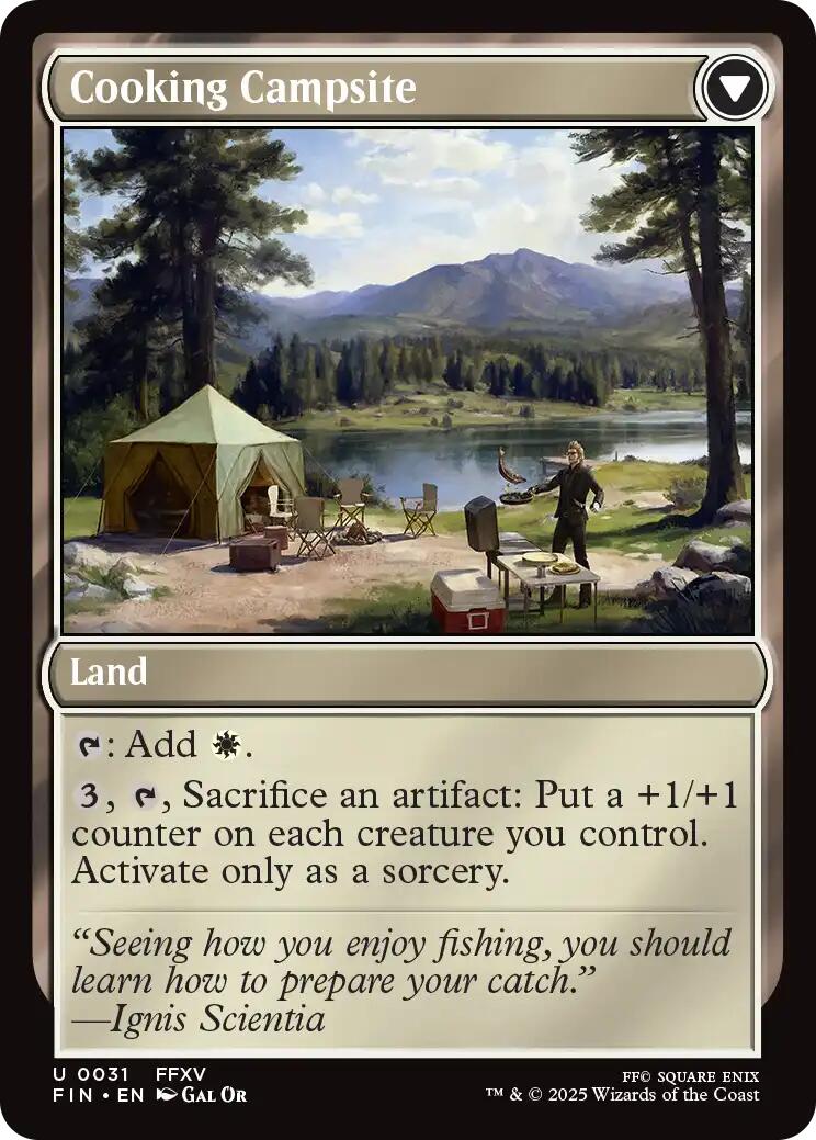 Sidequest: Catch a Fish // Cooking Campsite [FINAL FANTASY] | Gate City Games LLC