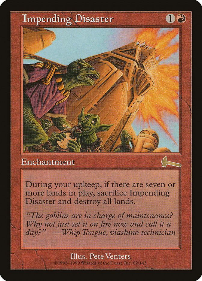 Impending Disaster [Urza's Legacy] | Gate City Games LLC