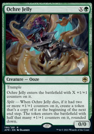 Ochre Jelly (Promo Pack) [Dungeons & Dragons: Adventures in the Forgotten Realms Promos] | Gate City Games LLC