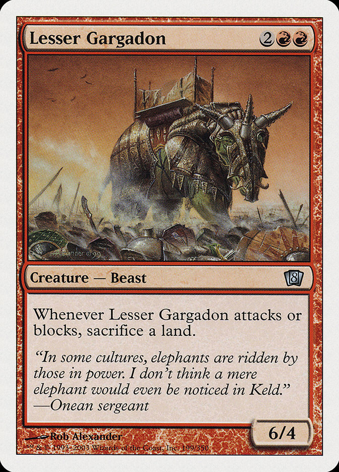 Lesser Gargadon [Eighth Edition] | Gate City Games LLC