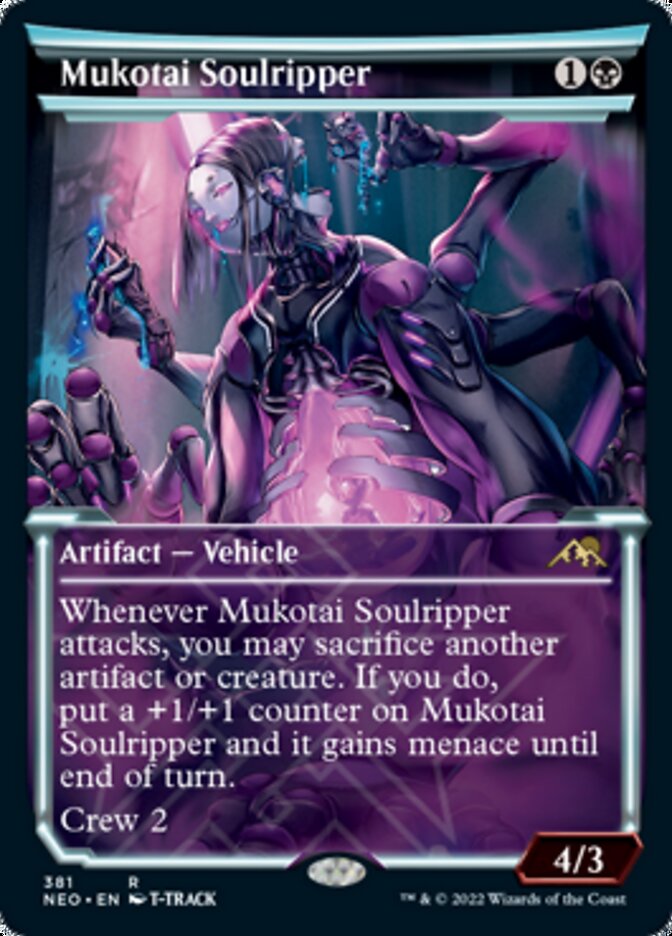 Mukotai Soulripper (Showcase Soft Glow) [Kamigawa: Neon Dynasty] | Gate City Games LLC