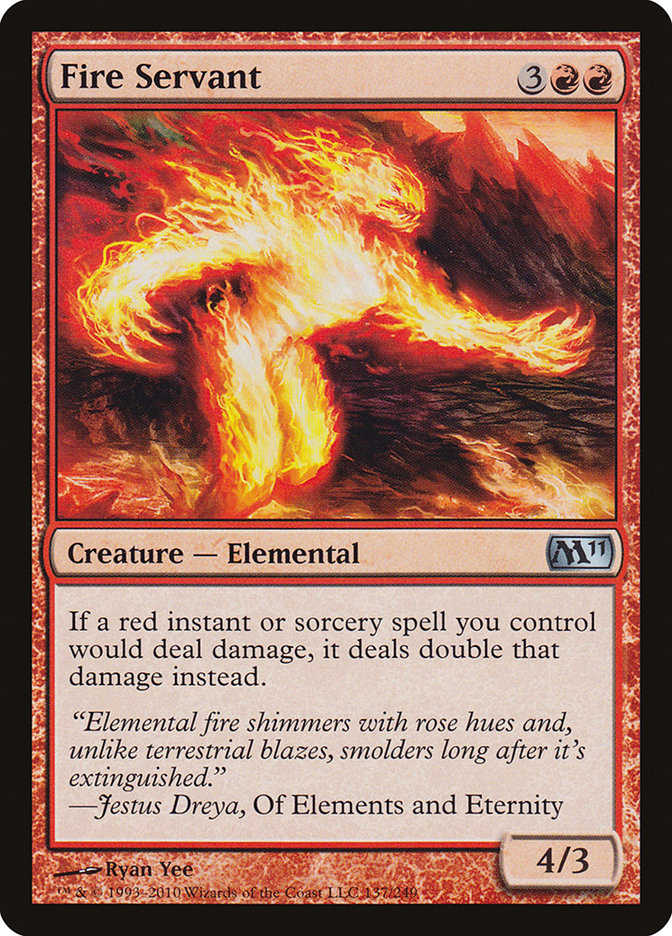 Fire Servant [Magic 2011] | Gate City Games LLC