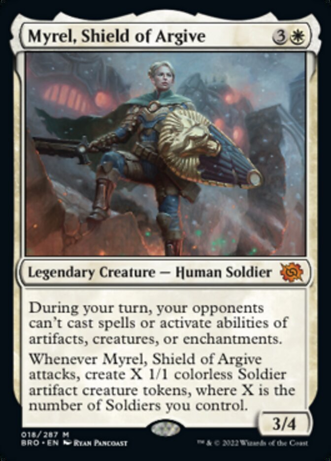 Myrel, Shield of Argive (Promo Pack) [The Brothers' War Promos] | Gate City Games LLC