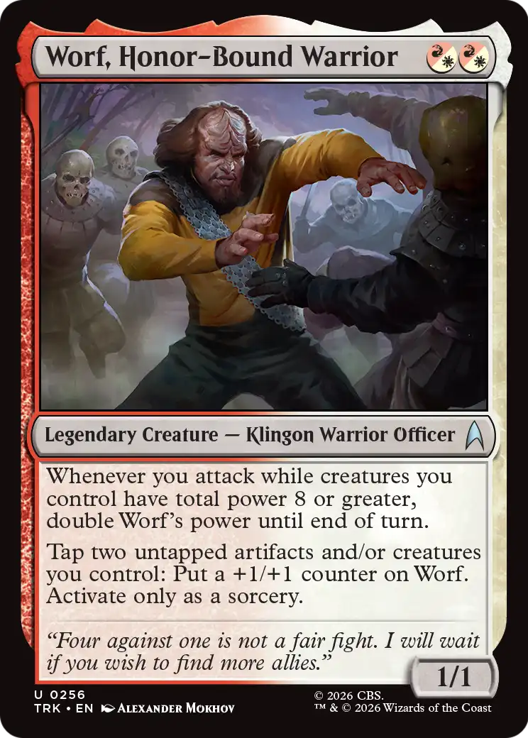 Worf, Honor-Bound Warrior [Star Trek] | Gate City Games LLC