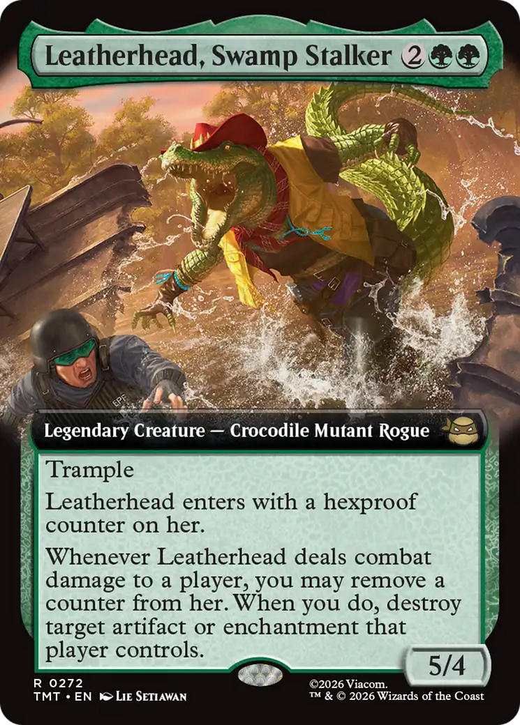 Leatherhead, Swamp Stalker (Extended Art) [Teenage Mutant Ninja Turtles] | Gate City Games LLC