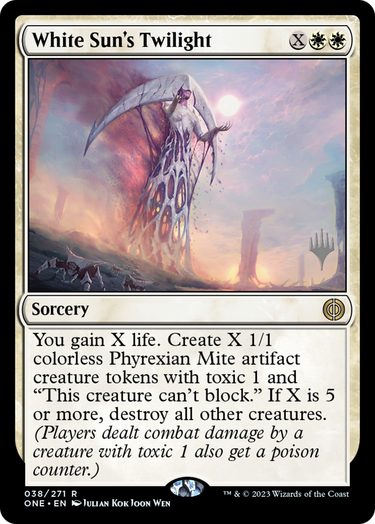 White Sun's Twilight (Promo Pack) [Phyrexia: All Will Be One Promos] | Gate City Games LLC
