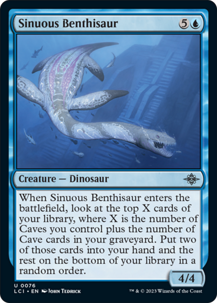 Sinuous Benthisaur [The Lost Caverns of Ixalan] | Gate City Games LLC