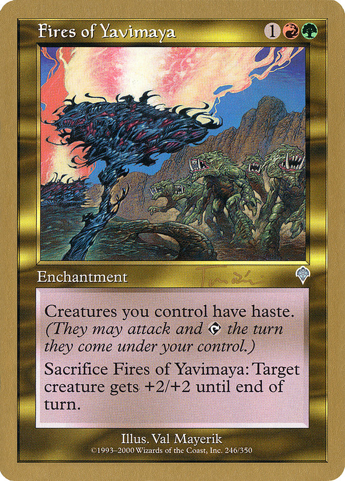 Fires of Yavimaya (Jan Tomcani) [World Championship Decks 2001] | Gate City Games LLC