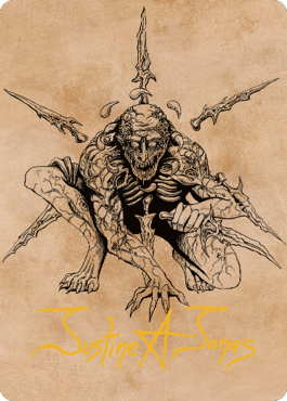 Bhaal, Lord of Murder Art Card (Gold-Stamped Signature) [Commander Legends: Battle for Baldur's Gate Art Series] | Gate City Games LLC