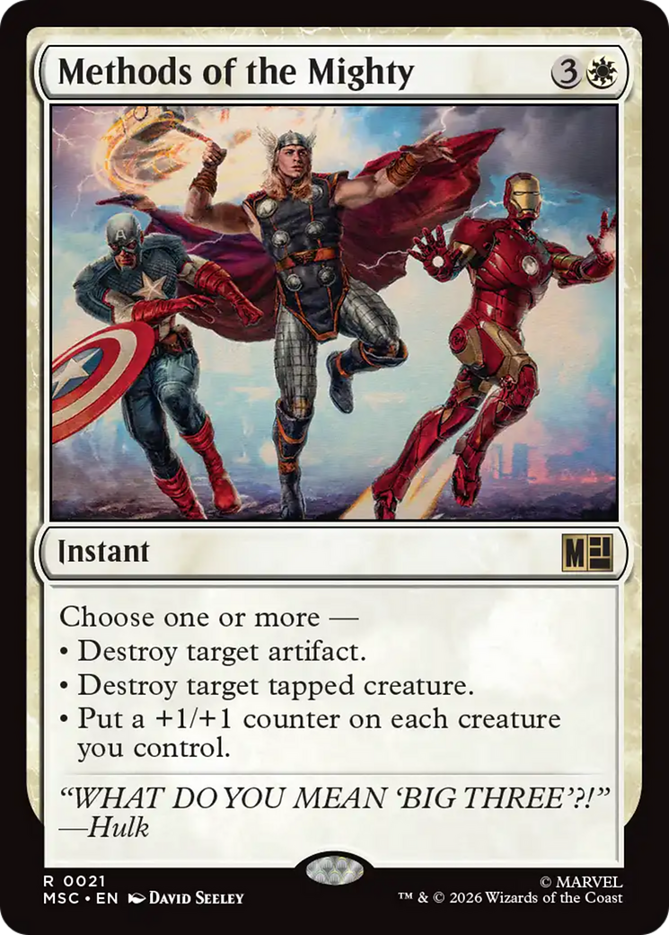 Methods of the Mighty [Marvel Super Heroes Commander] | Gate City Games LLC