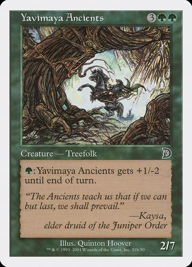 Yavimaya Ancients (Horse Art) [Deckmasters] | Gate City Games LLC
