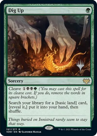 Dig Up (Promo Pack) [Innistrad: Crimson Vow Promos] | Gate City Games LLC