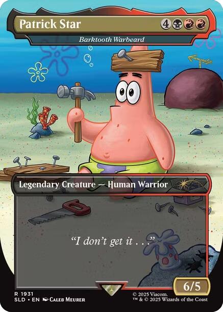 Patrick Star - Barktooth Warbeard [Secret Lair Drop Series] | Gate City Games LLC