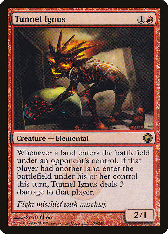Tunnel Ignus [Scars of Mirrodin] | Gate City Games LLC