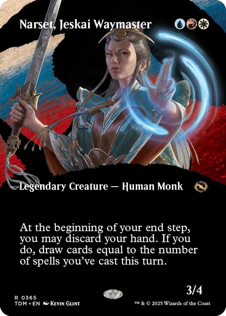 Narset, Jeskai Waymaster (Borderless) [Tarkir: Dragonstorm] | Gate City Games LLC