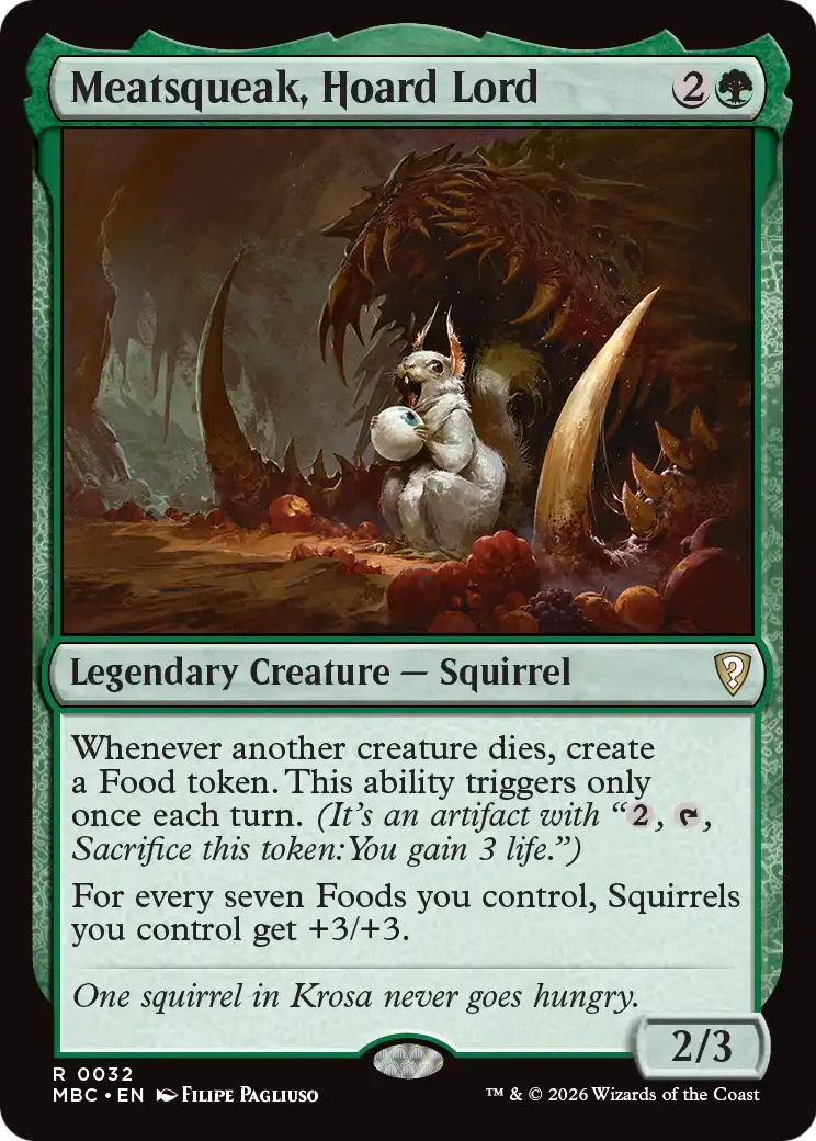 Meatsqueak, Hoard Lord [Mystery Booster: Commander Edition] | Gate City Games LLC