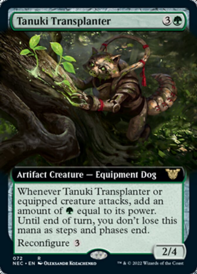 Tanuki Transplanter (Extended Art) [Kamigawa: Neon Dynasty Commander] | Gate City Games LLC