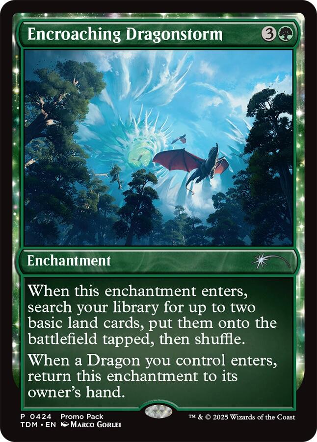 Encroaching Dragonstorm [Tarkir: Dragonstorm Promos] | Gate City Games LLC
