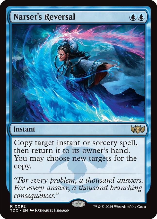 Narset's Reversal [Tarkir: Dragonstorm Commander] | Gate City Games LLC